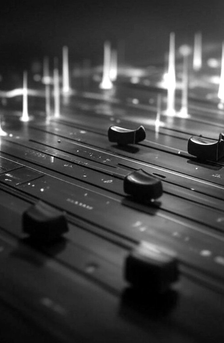 Mixing console faders